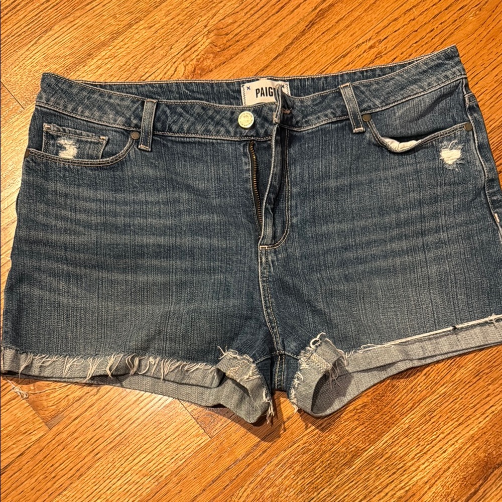 Paige Blue Denim Women's Shorts